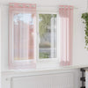 Vidaxl gordijnen voile met doorvoertules 2 st 140x175 cm lichtroze