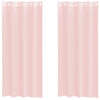 Vidaxl gordijnen voile met doorvoertules 2 st 140x245 cm lichtroze
