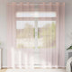 Tende Vidaxx in voile con occhielli 2 pz 140x245 cm rosa chiaro