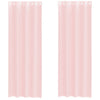 Vidaxl gordijnen voile met doorvoertules 2 st 140x260 cm lichtroze