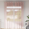 Vidaxl gordijnen voile met doorvoertules 2 st 140x300 cm lichtroze