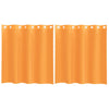 Tende Vidaxx voile con occhielli 2 pz 140x140 cm arancione