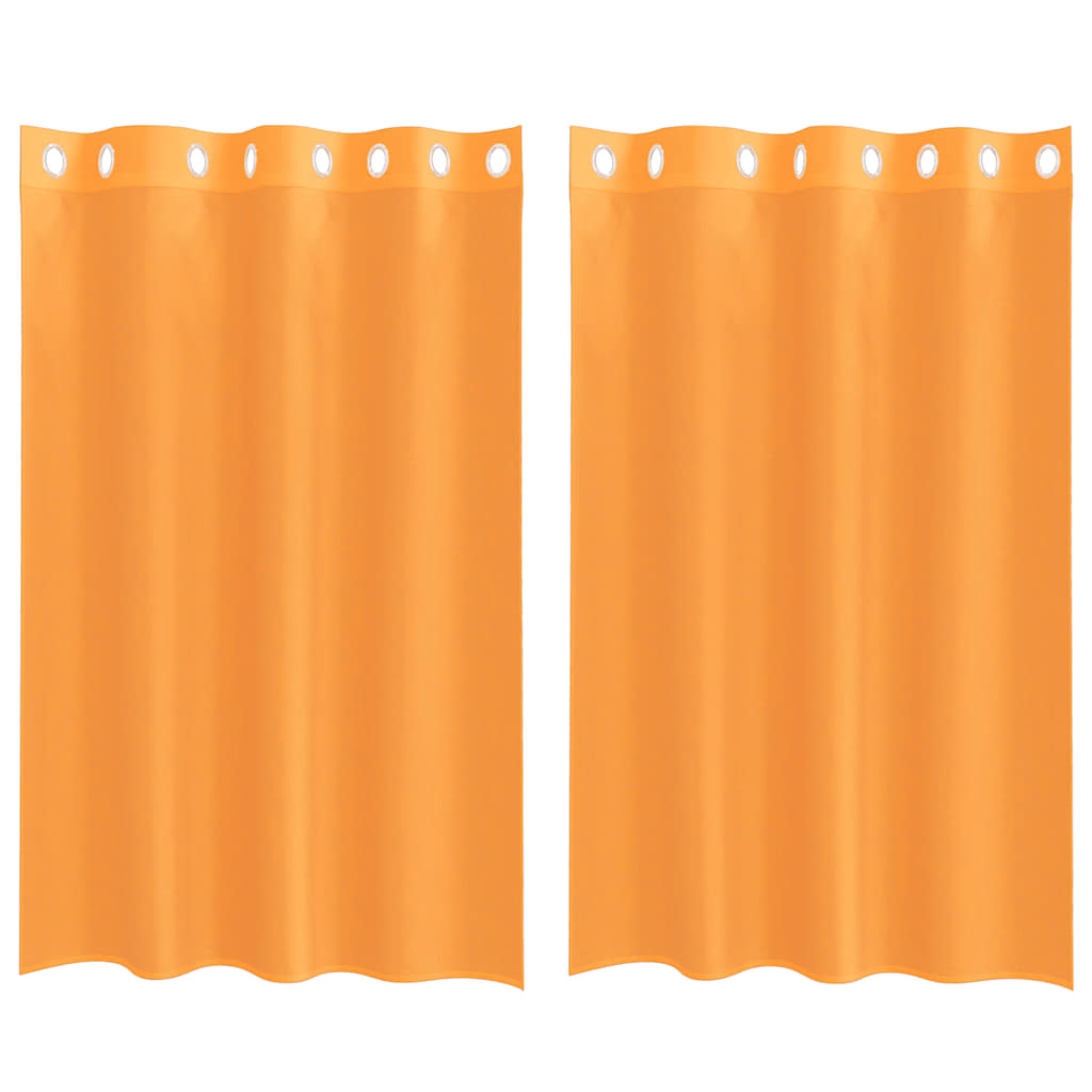 Tende Vidaxx voile con occhielli 2 pz 140x175 cm arancione