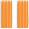 Vidaxl gordijnen met doorvoertules 2 st 140x225 cm oranje