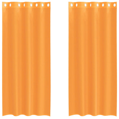 Tende Vidaxx con occhielli 2 pz 140x225 cm arancione