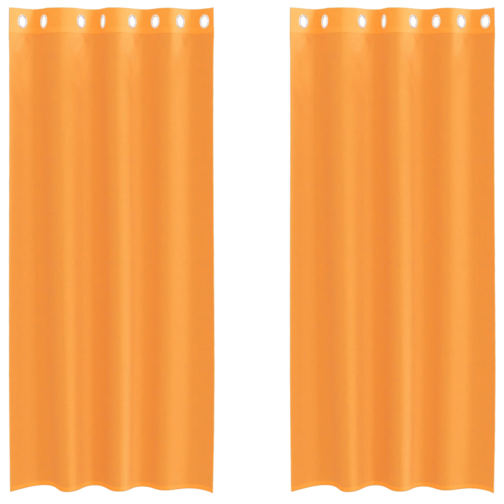 Tende Vidaxx con occhielli 2 pz 140x225 cm arancione