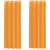 Vidaxl gordijnen voile met doorvoertules 2 st 140x260 cm oranje