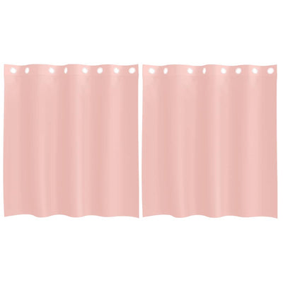 Tende Vidaxx voile con occhielli 2 pz 140x140 cm rosa
