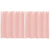 Tende Vidaxx voile con occhielli 2 pz 140x140 cm rosa