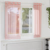 Tende Vidaxx voile con occhielli 2 pz 140x140 cm rosa