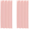 Vidaxl gordijnen voile met doorvoertules 2 st 140x245 cm roze