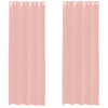 Vidaxl gordijnen voile met doorvoertules 2 st 140x260 cm roze
