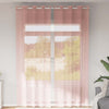 Vidaxx cortinas voile con ojales 2 piezas 140x300 cm rosa