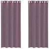Vidaxl gordijnen voile met doorvoertules 2 st 140x225 cm paars