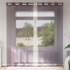 Vidaxl gordijnen voile met doorvoertules 2 st 140x225 cm paars