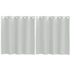 Tende Vidaxx voile con occhielli 2 pz 140x140 cm grigio chiaro