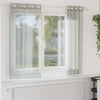 Vidaxx cortinas voile con ojales 2 piezas 140x140 cm gris claro