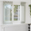 Vidaxl gordijnen voile met doorvoertules 2 st 140x175 cm lichtgrijs