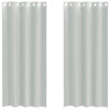 Vidaxl gordijnen voile met doorvoertules 2 st 140x225 cm lichtgrijs