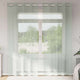 Tende Vidaxx voile con occhielli 2 pz 140x225 cm grigio chiaro