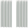 Vidaxl gordijnen voile met doorvoertules 2 st 140x245 cm lichtgrijs