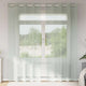 Tende Vidaxx voile con occhielli 2 pz 140x245 cm grigio chiaro