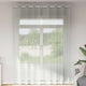 Tende Vidaxx voile con occhielli 2 pz 140x260 cm grigio chiaro