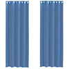 Vidaxl tende in voile con occhielli 2 pz blu reale