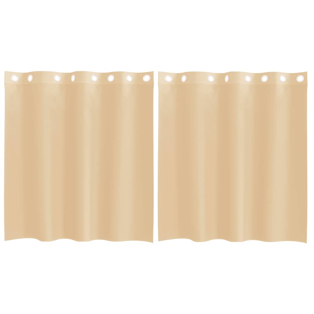 Vidaxl tende voile con occhielli 2 pz sabbia