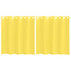 Tende Vidaxl voile con occhielli 2 pz gialle