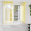 Tende Vidaxl voile con occhielli 2 pz gialle