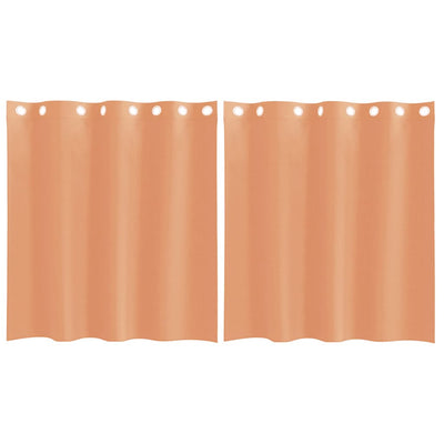 Vidaxl tende voile con occhielli 2 pz terracotta