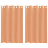 Vidaxl gordijnen voile met doorvoertules 2 st terracotta