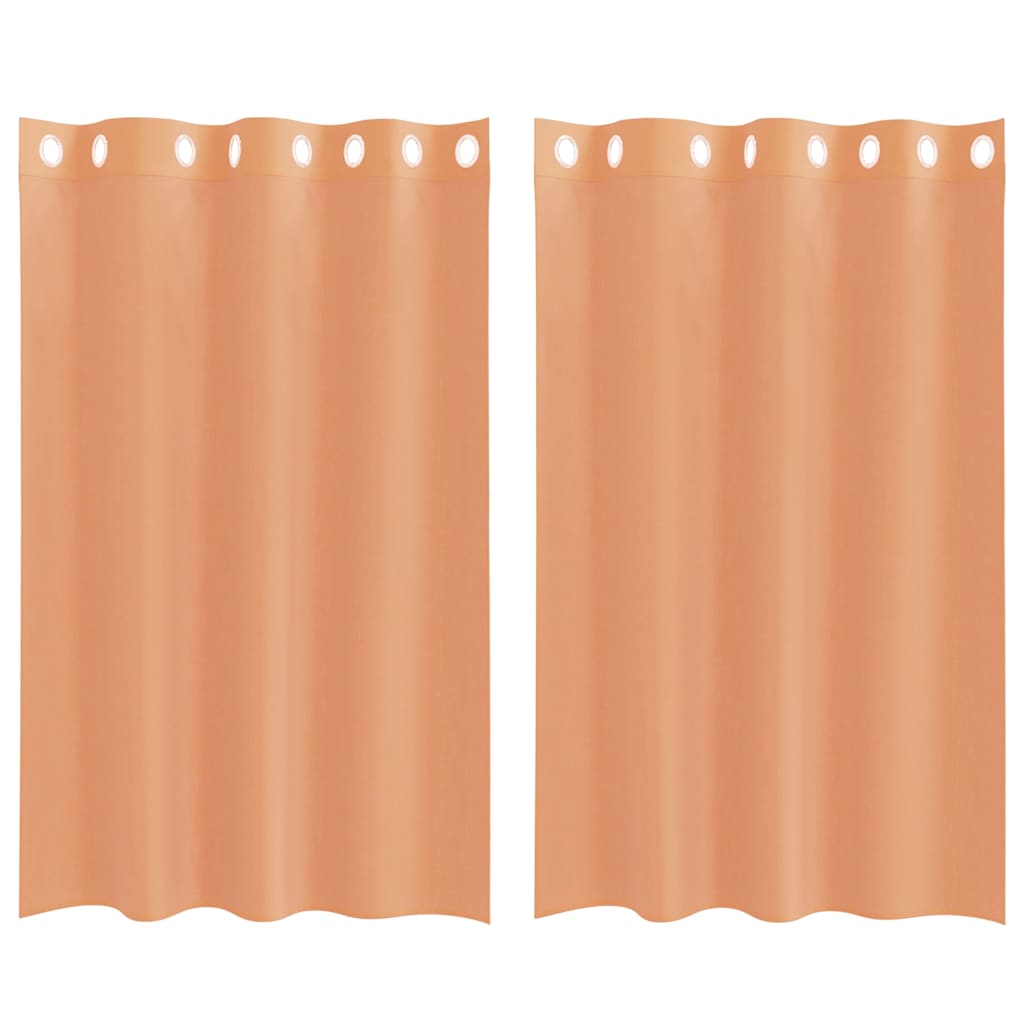 Vidaxl tende voile con occhielli 2 pz terracotta