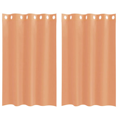 Vidaxl tende voile con occhielli 2 pz terracotta