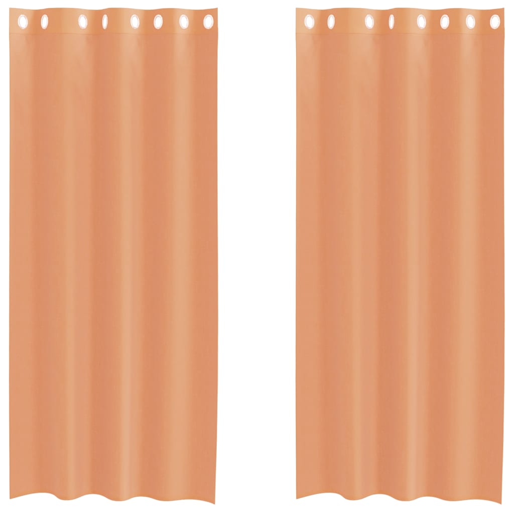 Vidaxl tende voile con occhielli 2 pz terracotta
