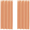 Vidaxl tende voile con occhielli 2 pz terracotta