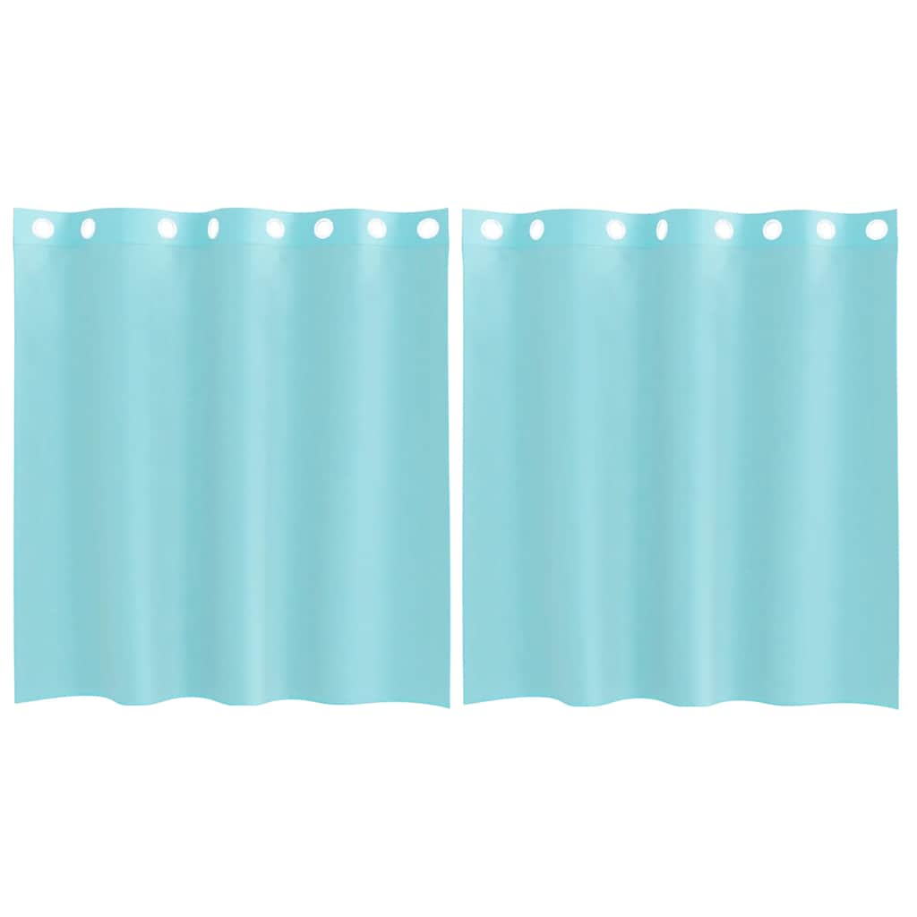 Vidaxl tende voile con occhielli 2 pz turchese