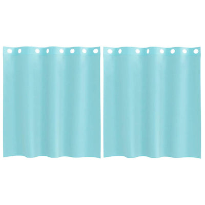 Vidaxl tende voile con occhielli 2 pz turchese