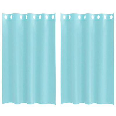Vidaxl tende voile con occhielli 2 pz turchese