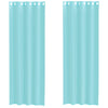 Vidaxl tende voile con occhielli 2 pz turchese