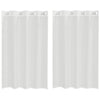 Tende Vidaxl voile con occhielli 2 pz bianco