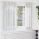 Tende Vidaxl voile con occhielli 2 pz bianco
