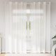 Tende Vidaxl voile con occhielli 2 pz bianco