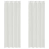 Vidaxl cortinas voile con ojales 2 piezas blanco