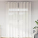 Tende Vidaxl voile con occhielli 2 pz bianco