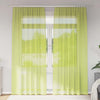 Vidaxl tende in voile con tasche per aste 2 pz verde mela