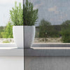 Vidaxl cortinas voile con bolsillos para varillas 2 piezas negro