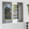 Tende Vidaxl voile con tasche per aste 2 pz nere
