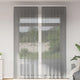 Vidaxl tende in voile con tasche per aste 2 pz grigio scuro
